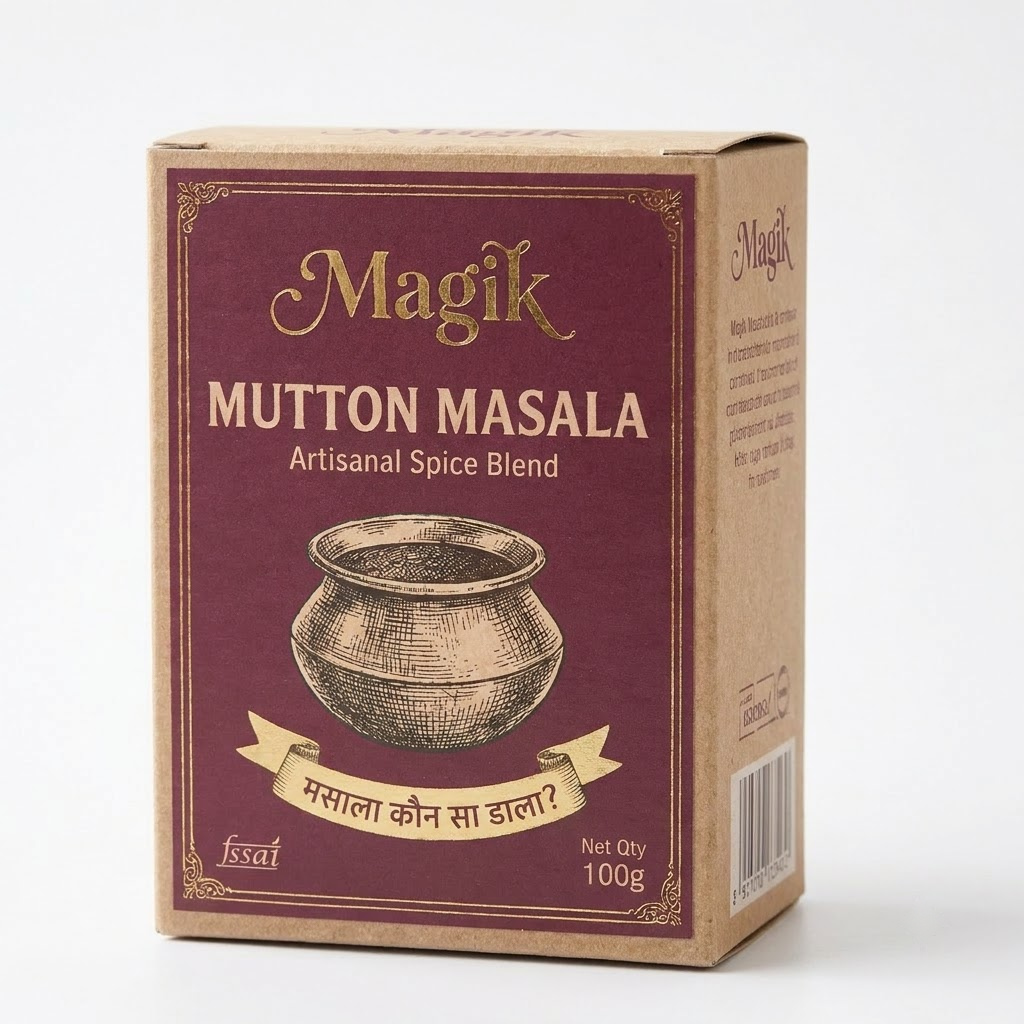 Magik Mutton Masala 100g Kraft Box
